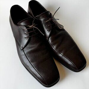 Men's Prada Dress Shoes Size 8 dark brown
